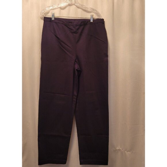Ladies Size 14P Pants Slacks, Navy Blue, by Statements, - Picture 1 of 3